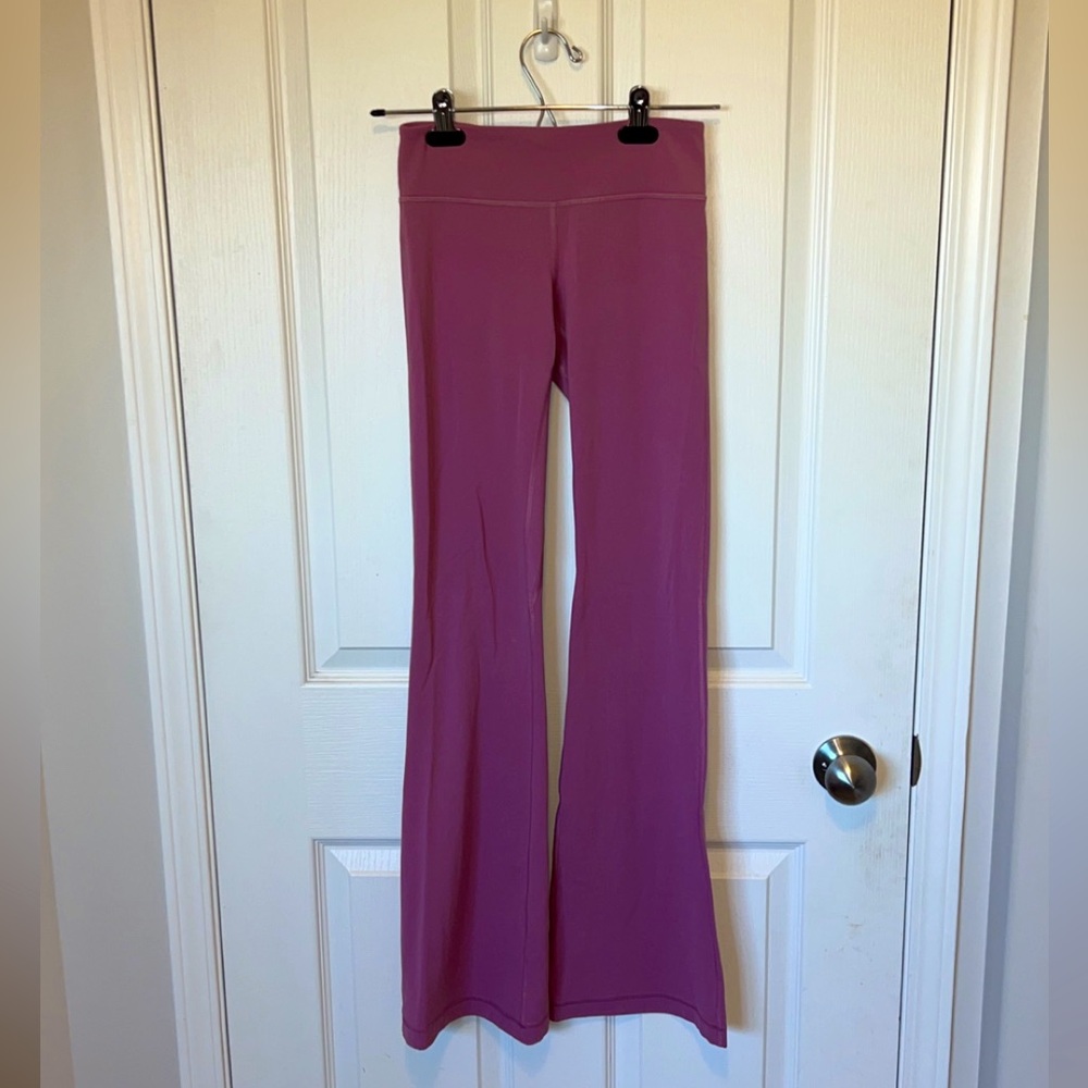 Pink/Purple Lululemon Flare Leggings
